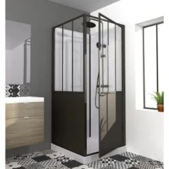 Cabine De Douche Carré L.90 X L.90 Cm, Artelo