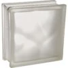 Brique De Verre, Blanc Lisse Brillant