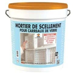 Mortier Brique De Verre Blanc PRB Mur Intérieur 25kg
