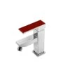 Mitigeur De Bidet Rouge Brillant, MARTI 1921 Willy Rouge