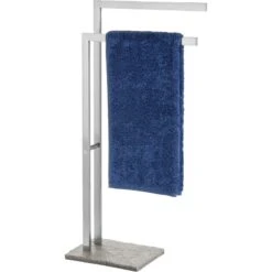 Porte-serviettes à Poser, Wenko Porte-serviettes 2 Bras Granite