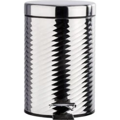 Poubelle De Salle De Bains 3 L Chromé WENKO Spiro