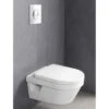 Pack WC Suspendu Architectura VILLEROY & BOCH, Bâti Sol GROHE, Plaque Chrome
