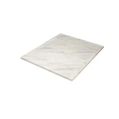 Receveur De Douche Résine L.100 X L.100 Cm Marbre Blanc Neo