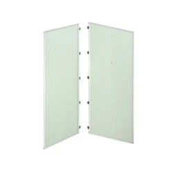 2 Panneaux De Fond Blanc L.90 Et L.120 Cm, Version Gauche, Quad