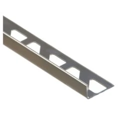 Equerre De Finition Carrelage Mur Et Sol Brillant Inox L.250 Cm X Ep.12,3 Mm