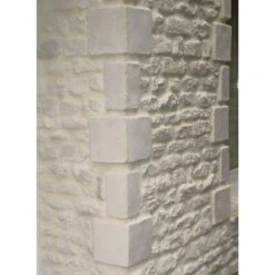 Plaquette De Parement Angle Sortant Pierre Reconstituée Crème X 1 Age Dall