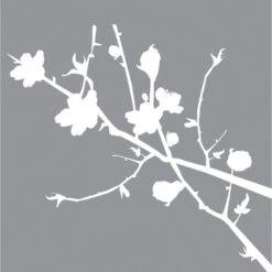 3 Stickers Cerisier, 20×20 Cm