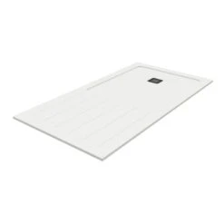 Receveur De Douche, Extraplat, Pierre, Blanc L.100 X L.80 Cm, Kobe