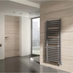 Sèche-serviettes Eau Chaude Acier EQUATION Concept Gris, 758 W