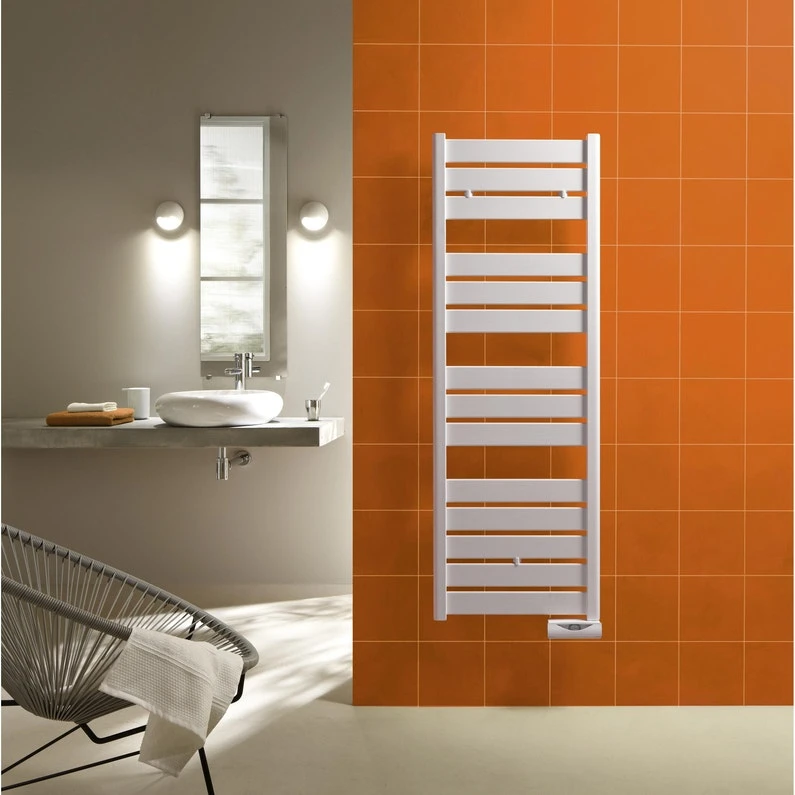 Sèche-serviettes électrique à Inertie Fluide ACOVA Madras Blanc 500W 1 Sèche-serviettes électrique à Inertie Fluide ACOVA Madras Blanc 500W