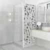 Sticker Paroi De Douche 100x200cm City Blanc, PLAGE