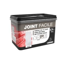 Joint Pâte Carrelage CERMIX Bleu Nuit 0.75 Kg, 2.5 M² Joint Facile Bleu Night 2.