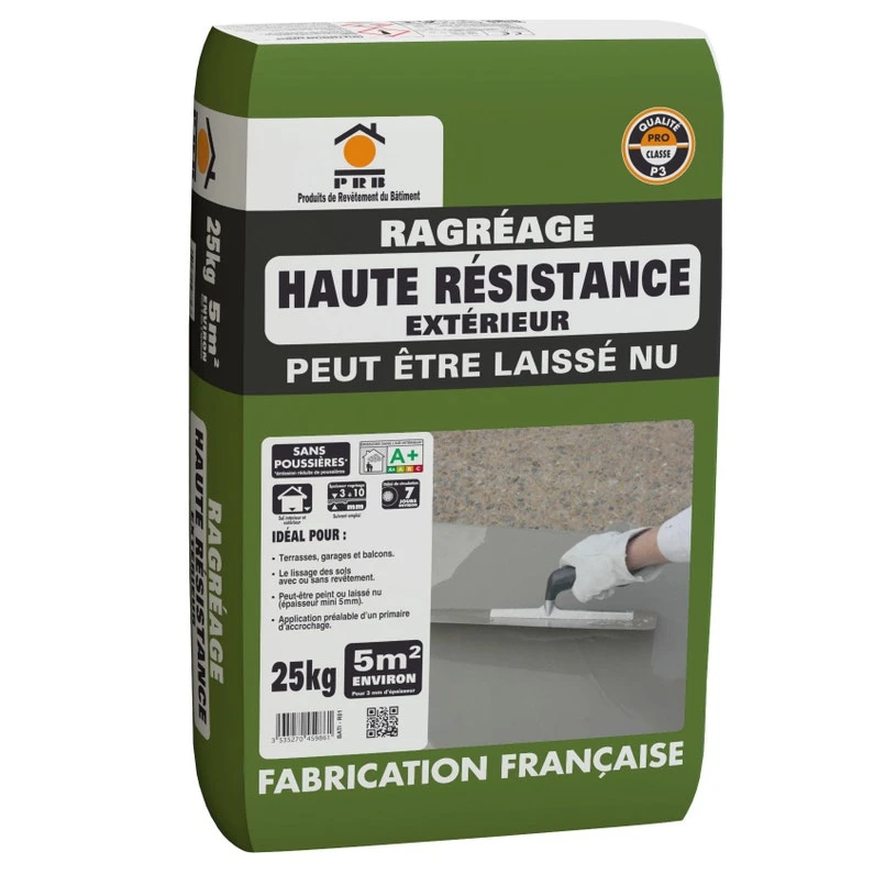 Ragréage Sol Extérieur PRB, 25 Kg 1 Ragréage Sol Extérieur PRB, 25 Kg