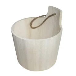 Panier H.16 X L.13 X P.13 Cm Bois Naturel