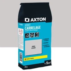 Joint, Poudre AXTON Gris Clair 2 Kg, 5 M²