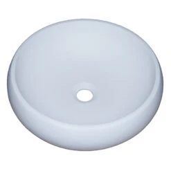 Vasque à Poser Résine De Synthèse Diam.40 Cm Blanc Moon 40