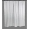Rideau De Douche En Textile Blanc-blanc N°0 L.240 X H.200 Cm, Lily SENSEA