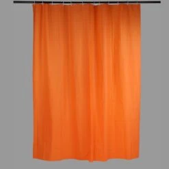 Rideau De Douche En Plastique Orange L.180 X H.200 Cm, Joy SENSEA