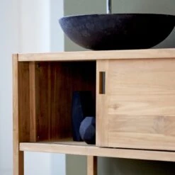 Meuble Vasque Bois, L.120 X H.80 X P.47 Cm, TIKAMOON Arty -Bain Fournitures Magasin 75576480 4 0 5463269 v 000010000000