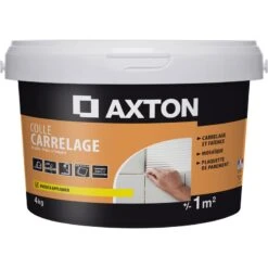 Colle, Pâte AXTON Blanc 4 Kg, 1 M²
