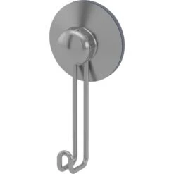 Crochet à Ventouser, Chromé, Remix