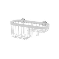 Panier De Bain Douche Combiné à Ventouser, White 0, Neo