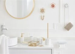 Boîte à Coton Gatsby Gold, Blanc -Bain Fournitures Magasin 80176490 3 0 5841338 h 010000000000