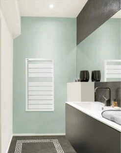 Sèche-serviettes Eau Chaude Acier ACOVA Astrakan Blanc, 608 W