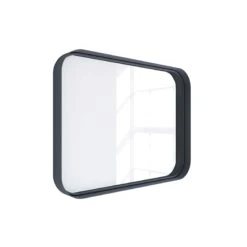 Miroir Non Lumineux Encadré L.80 X H.60 Cm, Noir, RANDAL Kende