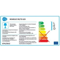 Miroir Lumineux Avec éclairage Intégré, L.90 X H.70 Cm Remelio -Bain Fournitures Magasin 81971165 3 0 5794846 h 000000000100