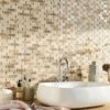 Mosaïque Mur Fusion Beige 30 X 32.6 Cm ARTENS