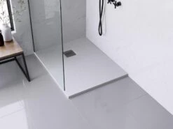 Receveur De Douche L.100 X L.80 Cm, Résine Blanc Remix