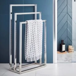 Porte-serviettes à Poser, Quadro Chrome