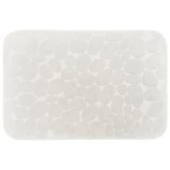 Tapis De Bain L.40 X L.60 Cm White 0, Mémoire De Forme NORASIA
