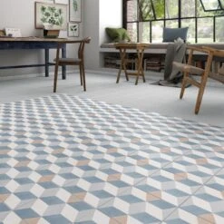 Carrelage Sol Et Mur Forte Effet Carreau De Ciment Gris Clair Patrimony L.20 X L