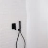 Colonne De Douche Encastrée, Milana + Noir