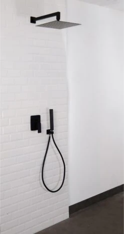 Colonne De Douche Encastrée, Milana + Noir
