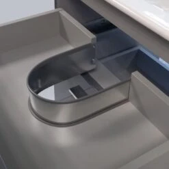 Meuble Salle De Bains 5 Pièces, Kiss L.80 X H.54 X P.50 Cm, Bois Clair, Kiss -Bain Fournitures Magasin 82101908 5 0 5933994 v 000000000000