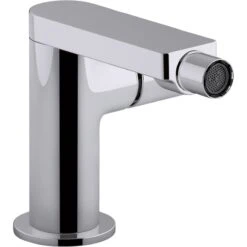 Mitigeur De Bidet Chromé Brillant, JACOB DELAFON Composed Levier Pure