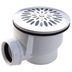Bonde Pour Receveur De Douche à Grille Inox, Diam.90 Mm, 0205075, NICOLL