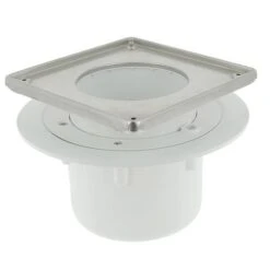 Siphon Sortie Verticale + Cadre+ Grille Inox, SICAX15IV, NICOLL