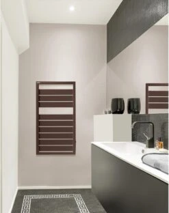 Sèche-serviettes Eau Chaude Acier ACOVA Astrakan Marron, 432 W