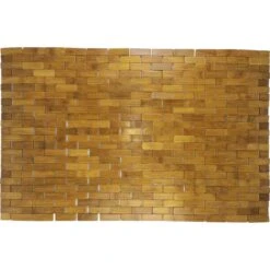 Tapis De Bain L.50 X L.80 Cm Marron, Domino SENSEA