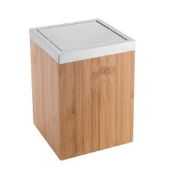 Poubelle De Salle De Bains 5 L Gris SENSEA Cottage