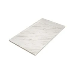 Receveur De Douche Résine L.140 X L.80 Cm Marbe Blanc Neo