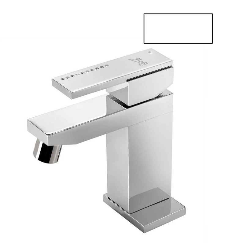 Mitigeur De Bidet Blanc Brillant, MARTI 1921 Altair Swarovski 1 Mitigeur De Bidet Blanc Brillant, MARTI 1921 Altair Swarovski