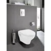 Pack WC Suspendu Bâti Sol Double Rapid Sl Et Pop Chrome GROHE / ROCA