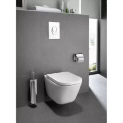 Pack WC Suspendu Bâti Mur Double Rapid Sl Et Cuvette Gap Chrome GROHE / ROCA