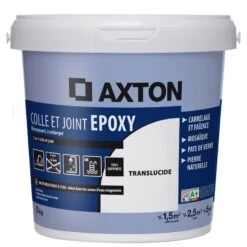 Colle Et Joint époxy, Translucide AXTON, 5m²